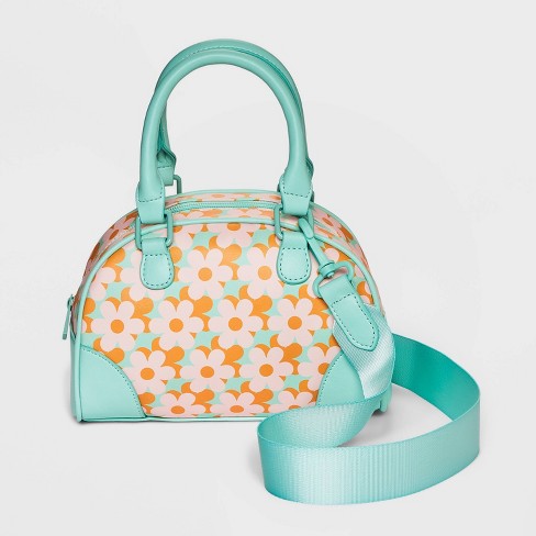 Girls' Bowler Crossbody Bag - Art Class™ Mint Green : Target