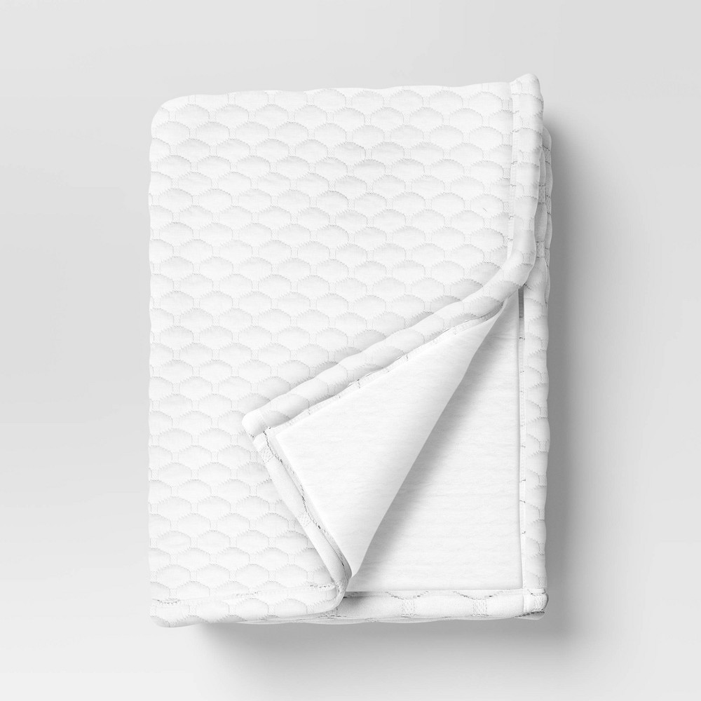 Triple Knit Throw Blanket Ivory - Room Essentials™
