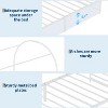 Acekool Twin Size Canopy Bed Frame with Upholstered Headboard, Metal Platform Kids Bed, Strong Slats, No Box Spring Needed - 3 of 4