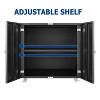 Metal Printer Stand with Storage, Rolling Printer Table for Letter/Legal/A4 Size Files, Metal Mobile File Cabinet - 4 of 4