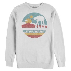 Mens Star Wars AT-AT Retro Circle Sweatshirt - 1 of 4