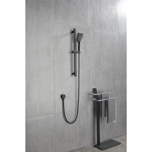 PAGED Shower Head Eco-Performance Rain Shower Head with 28-Inch Slide Bar and 59-Inch Hose for Rest Room - 1 of 4