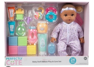 Deluxe baby sales doll set