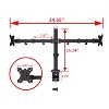 MaseiKar Dual Adjustable Dual Monitor Arm for 2 Computer Screens up to 32 inch, Heavy Duty Dual Monitor Stand for Desk, Holds up to 22 lbs per Arm - 3 of 4