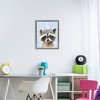 Stupell Industries Sweet Woodland Raccoon Floating Frame Canvas Art, Gray, 17" x 21" - 3 of 4