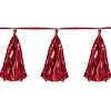 Beistle Metallic Tassel Garland, 9.75" x 8', (2/Pkg) Red - 2 of 4
