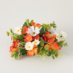 10"H Sullivans Tangerine Cream Floral Orb, Multicolor - 1 of 2