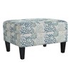 CAVINAS Classic Upholstered Ottoman with Birch Wood Legs, Modern Rectangle Ottoman Bench, Ottoman Foot Stools, Bedroom Entry Bench - 2 of 4