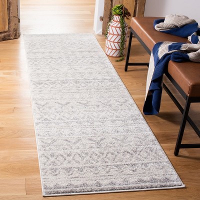 Ivory and Grey Synthetic Hand-knotted Reversible Area Rug, 8' x 8'