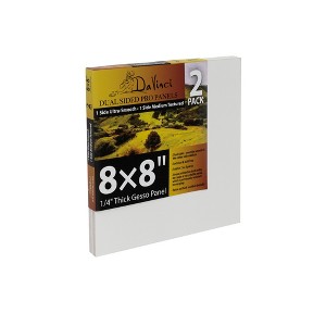 Jerry's Artarama Da Vinci Dual Sided Pro Panel Board - Pack, 6mm Deep Panels for Painting - Archival, Acid-Free Art Supplies - Ultra-Smooth & Medium - 1 of 4