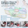 FAPO Cervical Pillow, Memory Foam Pillow for Neck Head Shoulder Pain Relief Sleeping Supports Your Head, Cooling Ergonomic Bed Pillow(white) - 3 of 4