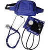 MABIS MatchMates Aneroid Sphygmomanometer Manual Blood Pressure Monitor Fanny Pack Kit with Calibrated Adult Nylon Arm Cuff and Sprague Rappaport - 4 of 4