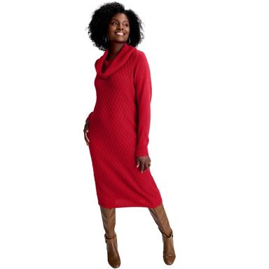 cowl neck sweater dress Aran Cable Knit – Funky Skunk Fabric is very stretchy THE EMERY COWL NECK SWEATER