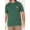 Carhartt Men's Loose Fit Heavyweight Logo Pocket Work T-Shirt - K87-G55 - 3 of 4