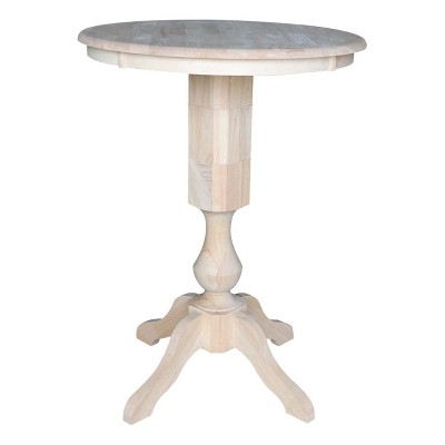 International Concepts 30" Round Top Pedestal Table - 40.9"H