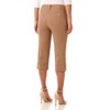 Rekucci Women's Pull-On Mid-Rise Cuffed Capri Pants Comfort Waistband - 3 of 4