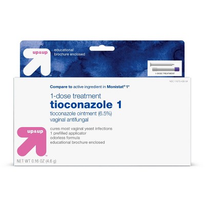 Ticonazole Anti-fungal Cream - 1 day Treatment .16oz - up & up™