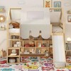 Polibi Loft Playhouse Bed with Slide, Tent Canopy & Built-in Storage - 2 of 4
