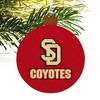 South Dakota Secondary Logo Wood Christmas Tree Holiday Ornament - 4 of 4