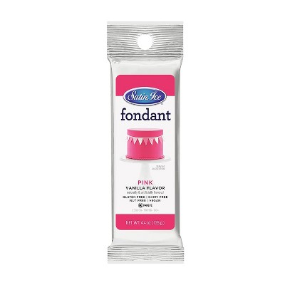 Satin Ice Packaged Fondant 4oz, Vanilla Flavor