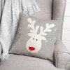 Creative Products Cute White Deer 16 x 16 Spun Poly Pillow - 3 of 3