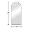 PexFix Full Length Arched Free Standing Body Mirror, Metal Framed Wall Mirror, Large Floor Mirror - 3 of 3