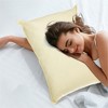 Cheer Collection Set of 2 Organic Kapok Bed Pillows with Breathable Cotton Shell - Yellow - image 2 of 4