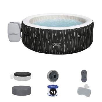 : Signature Round Person 2 Airjet Heater, Covers, Airjet Filter, 2 Hot Energysense Tub And Smart Target Bestway System 4 To Boracay 120 Saluspa With Inflatable