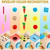 8-in-1 Wooden Montessori Play Kit with Object Permanence Box, Shape Sorter and Coin Box - 4 of 4