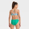 Girls' Abstract Tropical Jungle Flowers Bikini Set - art class™ - 2 of 4