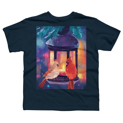 Boy's Design By Humans Christmas in the Air By Mellodee T-Shirt