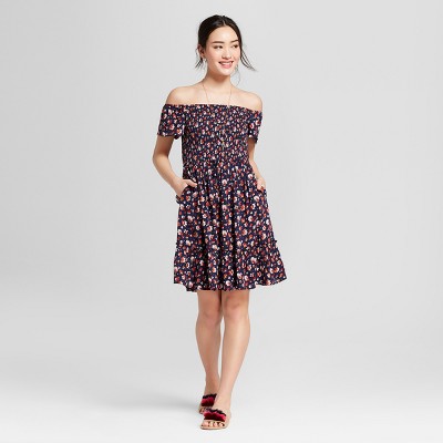 xhilaration off the shoulder dress