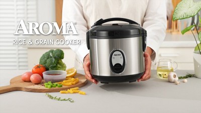 Aroma 8 Cup Rice Cooker Stainless Steel Arc 904sb Target