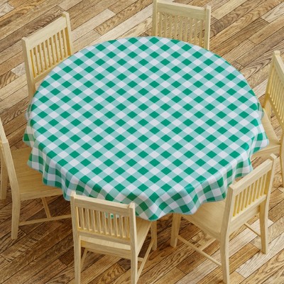 Tablecover - Vinyl With Flannel Back  Checked  Design by SORFEY