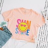 Simply Sage Market S.W.Smiley Sunshine Neon Boxy Crop Top - 3 of 4
