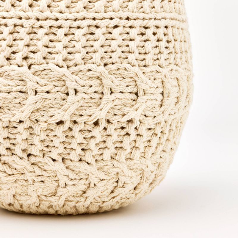 Shaped Crochet Egg Throw Pillow - Threshold™ designed with Studio McGee, 4 of 11