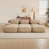 Aukfa Modular Corduroy Sectional Sofa with Ergonomic Support - Pet Friendly, Easy Assembly, Non-Slip Base Design - 2 of 4