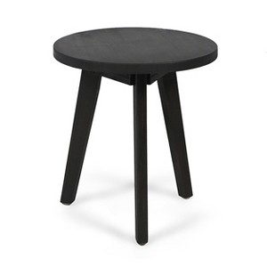 GDFStudio Gino Outdoor Acacia Wood Side Table - 1 of 4