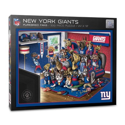 NFL New York Giants Purebred Fans 'A Real Nailbiter' Puzzle - 500pc