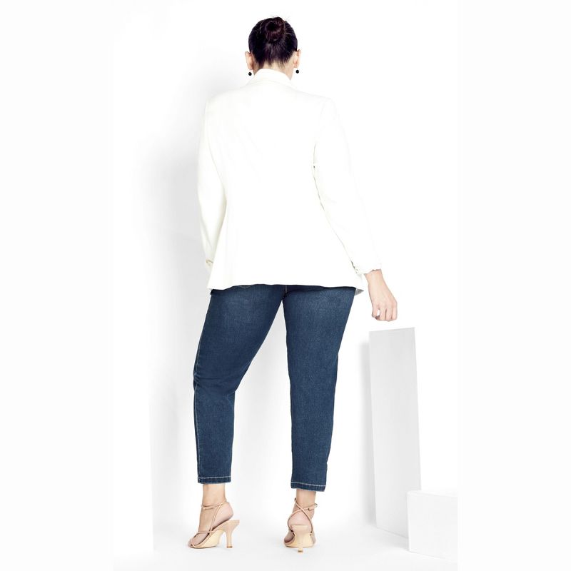 Women's Plus Size Butter Denim Pull On Jean Mid Wash - tall | AVENUE, 2 of 5