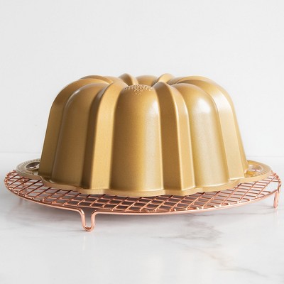 Nordic Ware Round Copper-Plated Steel Cooling Grid, 13-inch Diameter