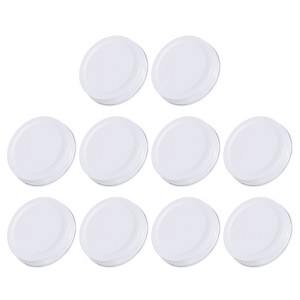 Unique Bargains Leak Proof Regular Mouth Tin Plate Mason Jar Lids 30 Pcs - 1 of 4