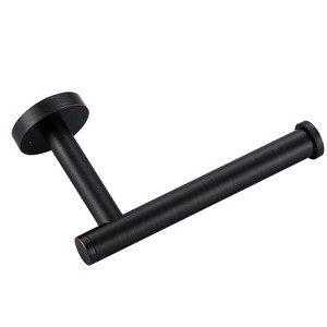 WOWOW Brushed Nickel Wall-Mount Single Arm Toilet Paper Holder for Bathroom, Washroom in Stainless Steel - 1 of 4