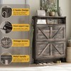 Shoe Cabinet with 2 Flip Drawers & Open Storage - 4 of 4