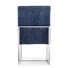 Sapphtopaz Modern Dining Chairs with Velvet Upholstered Elegant Kitchen Chair with Stainless Steel Base Chair for Dining Room, Living Room - 4 of 4