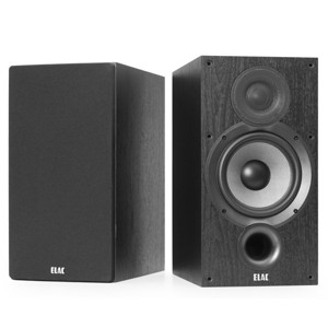 Elac DB62 Debut 2.0 Bookshelf Speakers - Pair (Black Ash Vinyl) - 1 of 4