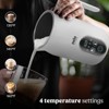 NELO Electric Milk Frother, 4 In 1 Digital, Steamer with Real-Time Temperature Control, Automatic Frother for Coffee,BPA Free Stainless Steel, White - 4 of 4