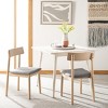 Lizette Retro Dining Chair (Set of 2) - DCH1002 - White Oak/Grey - Safavieh - 3 of 4