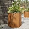 vidaXL Garden Planter Set of 2 Rust-brown Weathering steel Medium - 2 of 4