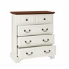 NicBex Antique Bedroom Dressers with Drawers,Chest of Drawers for Bedroom,Wooden Dresser with Retro Handle Ring - 2 of 4